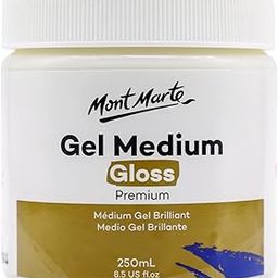 Mont Marte Premium Gel Medium Gloss 8.5oz (250ml), Suitable for Acrylic Paints-image-35