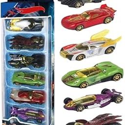 Galaxy Hi-Tech Super Hero Metal Cars 6 Pcs Vehicles, Racing Cars Play Set for Toddlers,Boys Die-Cast Car Set, Cake Decorations Topper Birthday Gift Movie Vehicle Racing Cars Small Racing Car for Kids-image-10