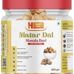 Hand’s Magic Matar Dal Hing - Masala Bari | High Protein | Ready to Cook | 100% Homemade | No Preservatives | Natural & Healthy | 200g-image-55