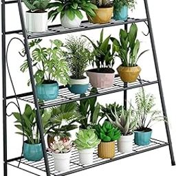 HASTHIP® 3-Layers Pot Stand For Railing Planters with 4 Hooks-image-19