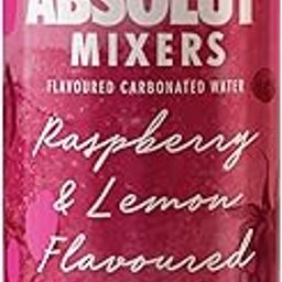 Absolut Cocktail Mixers, Raspberry and Lemon Flavour, Pack of 12, 12 x 250ml-28