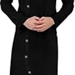 TRUST OUS Men Kurta and Pyjama Set Cotton Blend (Cross Kurta Black)-image-7