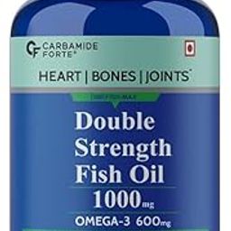 Carbamide Forte Double Strength Fish Oil 1000mg with Omega 3 600mg -60 Capsules-7