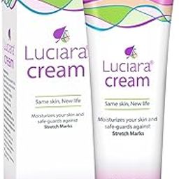 Luciara® Cream, Anti-stretch marks cream, Reduce stretchmarks, Safe for pregnancy, Weight Gain, Weight Loss, All skin types, Paraben-free, Non-fragrant, Non-colourant, 50g x Pack of 1-7