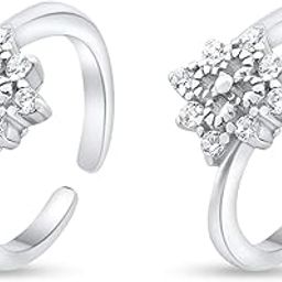 925 Sterling Silver Ringlet Charm Adjustable Toe Ring-54