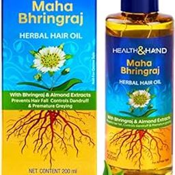 HEALTH HAND Maha Bhringraj Oil | Promotes Hair Growth and Resolve Dandruff Issue 200ml-image-37
