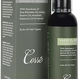 COSSE Hair Elixer with Saw Palmetto Oil, Amla, Brahmi Oil, Horsetail, Rosemary Oil & Henna-image-93