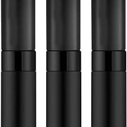 KEAIYYJ- Perfume Travel Refillable Spray Bottle Cologne Atomizer Mini Small Pocket Size Refill Dispenser Portable Sprayer Empty Container Black 10 ml 3 Pack-image-35
