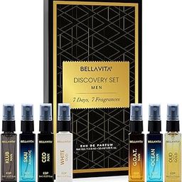 BELLAVITA Discovery | Long Lasting EDP 7x8ml Perfume Gift Set for Man | Woody, Oud and Fresh Premium Fragrance for Men | Ideal for Every Moment-image-65
