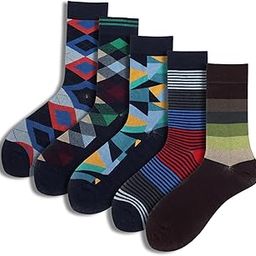 Men’s Cotton Crew Socks – Soft, Breathable, Odour-Free Comfort – Casual & Office Wear Pack of 5 Pair-image-29