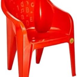 HIGHWAY Plastic Bluish Kids Chair, Strong Durable and Comfortable for Home/School/Dining(Red, Pack of 1)-image-17