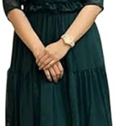 Stylish Fancy Georgette with Lining Gown for Women (P-7189824-S) Dark Blue-image-0