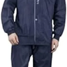 new-18 Men's Rain Suit with Hooded Jacket and Bottom | Monsoon Wear for Travel, Trekking, Bike Riding & Daily Use-picture-15