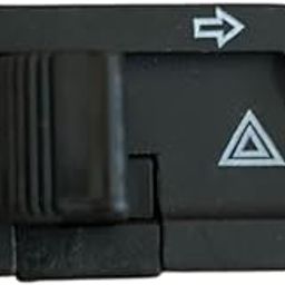 VTAuto Motorcycle Hazard Warning Light Switch, Universal Parking Indicator Control, Black-12