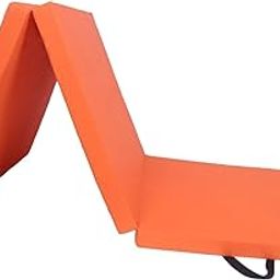 BNF Folding Exercise Mat Gym for Training Outdoor Indoor Gymnastics Orange Yellow | Sporting Goods | Fitness, Running & Yoga | Fitness Equipment & Gear | Exercise Mats-image-24