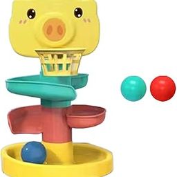 Enakshi (LABEL) Creations Marble Ball Run Track Game Valentines Day Gifts for Kids for School Car 3 Layers-picture-23