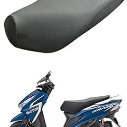 CARBOX Scooty Removable & Washable PU Leather Waterproof Seat Cover Accessories for Campatibal with Honda Grazia (Black)-image-73