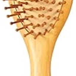 Gleva Bamboo Detangler Hair Brush for Curly, Thick, Straight Hair, Detangler Brush for Wet & Dry Hair, Anti-Frizz & Scalp Massager Wooden Brush with Natural Bristles for Smooth & Healthy Hair (Round)-image-14