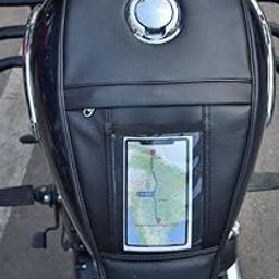 Sahara Seats Meteor 350 Fireball/Stellar/Supernova Tank Cover (Black) (Single Zip Mobile Tank Cover)-image-21