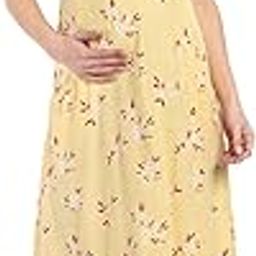 Women's Long Length Printed Maternity | Feeding | Nursing Dress | Comfortable and Trendy Maternity Wear-image-67