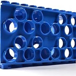 AANIJ® Polylab made Universal Multi Rack Polypropylene - Holds 30mm, 20mm, 17mm, and 12mm Diameter Test Tubes (Pack of 1)-27