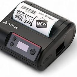 ATPOS MD80 80mm Portable Dual Mode Bluetooth Thermal Receipt & Label Printer | Wireless Printing | 3-Inch-26