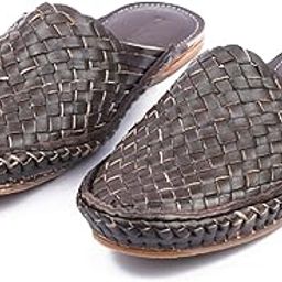 Vintage Wedding Dark Brown Men's Kolhapuri Shoe with Cushioned Bottom Stylish and Durable Anti Slip Smooth Comfortable Sandals Traditional Indian Footwear-picture-6