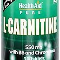 HealthAid L-Carnitine 550mg with B6 and Chromium – 30 Veg Tablets | Supports Fat Transport to Muscles, Helps Convert Fat into Energy, Pre/Post Workout Supplement | For Men & Women-image-6