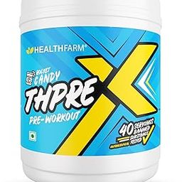 HEALTHFARM Thpre X Pre Workout Powder| Sports Nutrition Supplement For Men & Women - For Working Out,Hydration,Mental Focus & Energy - 40 Servings (Rocket Candy),1 Count-16