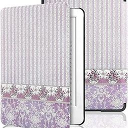 SwooK Classic Printed Magnetic Flip Cover case for All New Kindle Paperwhite 10th Gen Generation 2018 Released Kindle Flip Cover Case Shell (Vintage Wall)-picture-0
