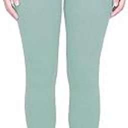 Women's Cotton Stretch Skin Fit Light Steel Grey Colored Chudidar Full Length Leggings-picture-33