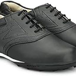 Men's Leather Lace-up Professional Golf Shoes-image-77