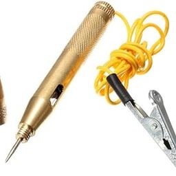 A&S TOOL SHOP DC 6V 12V 24 Volts Voltage Gauge Test VoltMeter Line Circuit Tester Probe Lamp Continuity Car Electronic Voltage Circuit Tester-14