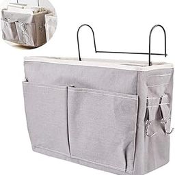 Bedside Caddy Bedside Hanging Storage Basket Multi-Function Organizer Caddy for Bunk and Hospital Beds Dorm Rooms Bed Rails, Can be Placed Glasses, Books, Mobile Phones, Keys-picture-10