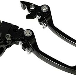 MERISHOPP®2X Brake Clutch Lever 22mm Adjustable Clutch Brake Lever Professional Sturdy Black|Motors | Motorcycle Parts |1 Pair Motorcycle Brake Clutch Levers-15