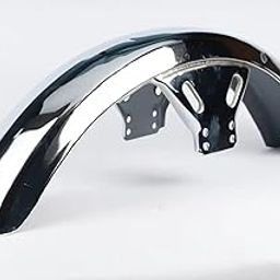 Superior-grade Chrome Front Mudguard/Fender compatible with Yamahaa RX100/RX135 - Superior-grade Chrome (Heavy-Duty)-image-30