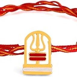 925 Sterling Silver Shiv trishul Silver rakhi for brother. 3-In-1 Silver rakhi/bracelet/pendant for Men and women.-12