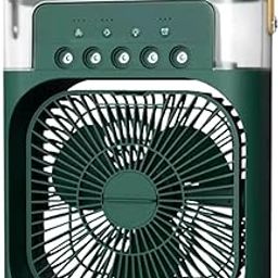 Drumstone [Limited Edition with 5 Years Extended Warranty] 3-in-1 Portable Air Conditioner Fan, Mini Cooling Fan with Water Mist Spray, 3 Speed Settings, Humidifier – Perfect for Desk, Home-73