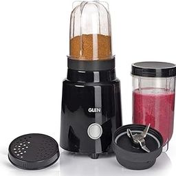 Glen Active Electric Blender Mixer Grinder for kitchen, 350W, 2 Unbreakable Jars (300ml & 500ml), 2 Stainless Steel Blades, 20000 RPM, for Smoothie Shake Juice - Black (SA4048N)-28