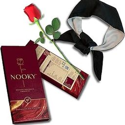 Nooky Dark Chocolate Romance Bundle for Men and Women – A Thoughtfully Curated Set to Enhance Mood and Celebrate Anniversaries, Honeymoons, Valentine’s Day, or Romantic Date Nights 3 in 1-image-99
