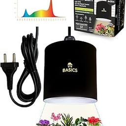 Basics Smart Plant Light (Wi-fi + Bluetooth) 20W, Automatic Scheduling, Wake Up & Sleep Mode, Intensity Control, Grow Indoor Plants Lights (Cool White, Only Light)-14