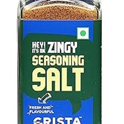 CRISTA Zingy Seasoning Salt for Fruits & Vegetable Salad Dressing | Trans Fat Free | Fresh & Spicy | Vegan | Zero added Colours, Fillers, Additives & Preservatives | 50 gms-image-12