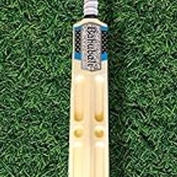 Bahubali Cricket Plastic Bat, Cream with Blue Accents for Below 11 Years Kids-image-91