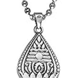 Tripundra Murugan Vel Subrahmanya Silver Metal,Stainless Steel Pendant Necklace Chain For Unisex Adult-image-31