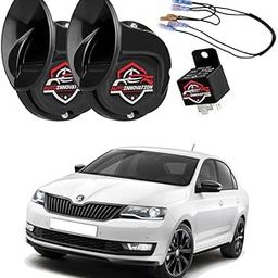 AUTOINNOVATION 12V Snail Electric Car Horn - Ultra Loud Air Horns for Scooters, Bikes, Trucks, and Vans (Pack of 2)-image-89