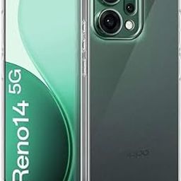 TOUCCH Oppo Reno 14 Hard Silicone Case (Transparent) | Shock Proof Scratch-Resistance Design & Camera Protection | Premium Slim Back Cover for Oppo Reno 14 | Clear Polycarbonate+TPU - Transparent-image-70