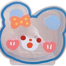 TRENDYNEST Cute Clear Pen and Pencil Holder Stand School Stationery Acrylic for Desk Bear A | Planners & Organizers | Calendars & Planners | Office Supplies | Office-image-49