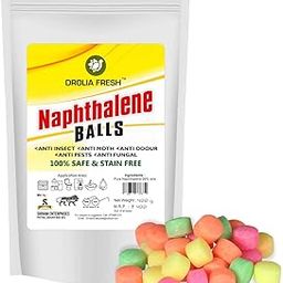 DroliaFresh Naphthalene Balls for Clothes - 400G (Colourful | Large Size) Used in Bathroom, Wardrobe, Lizards, Cockroaches, Toilet, Urinals, Washbasin-image-20