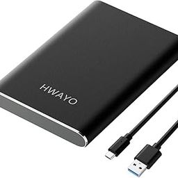HWAYO 1TB Portable External Hard Drive, USB3.1 Gen 1 Type C Ultra Slim 2.5'' HDD Storage Compatible for PC, Desktop, Laptop, Mac, Xbox One (Black)-image-36