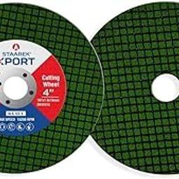 Cut Off Wheel by Staarek, 4", 107 * 1.2 * 16mm Double Nets, Steel Disc, 25 PIECE BOX-image-76
